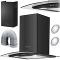 OKAP KUCHENNY 60cm KOMINOWY LED BT-201 BERDSEN