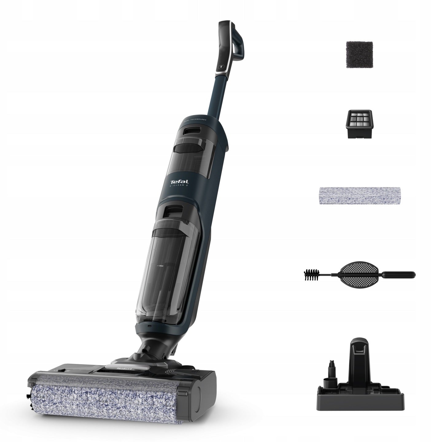 Odkurzacz pionowy bezprzewodowy myjący Tefal X-Clean 2 GF2251